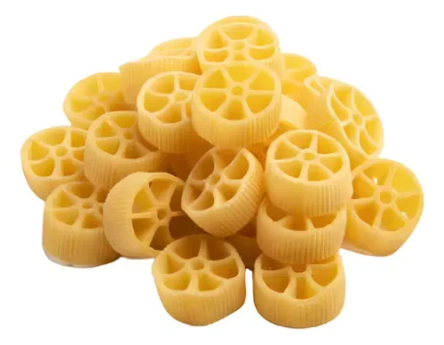 Fideos con forma de rueda