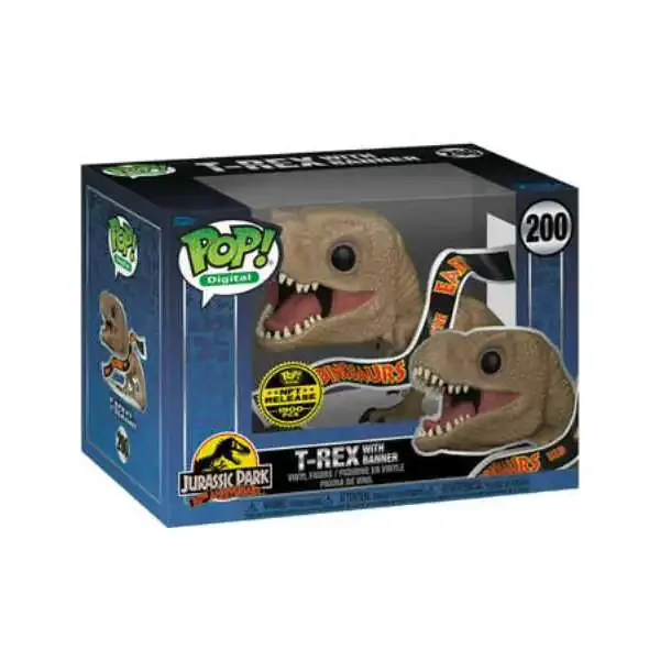 Funko Pop! Jurassic Park: T-Rex with Banner (NFT Legendary) #200